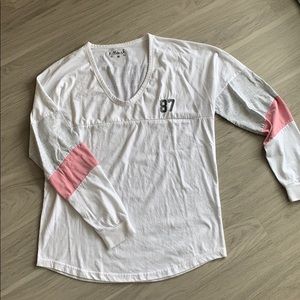 Kittenish Varsity Top